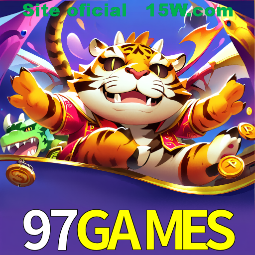 Imagem promocional da 97GAMES mostrando a plataforma e suas vantagens